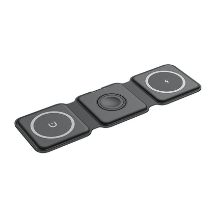 PowerMag 3-in-1 Wireless Charger - Black