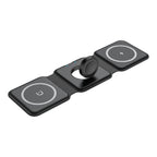 PowerMag 3-in-1 Wireless Charger - Black