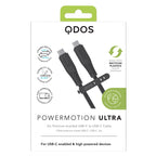 PowerMotion Ultra - USB-C to USB-C Cable (USB 4.0, 2m) - Black