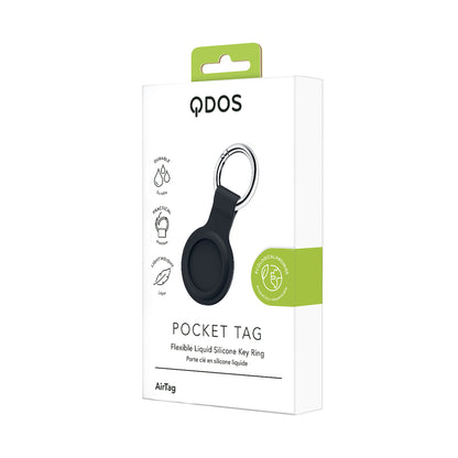 PocketTag Key Ring for AirTag x 1 - Black