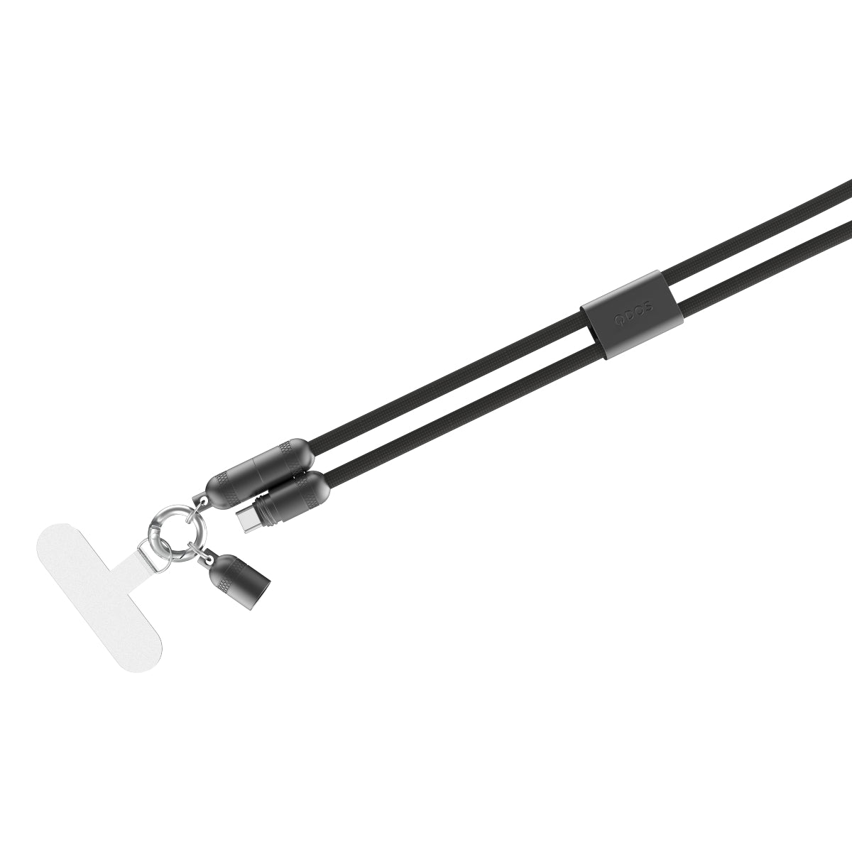 PowerLoop Lanyard - 2-in-1 Lanyard & USB-C Cable - Black