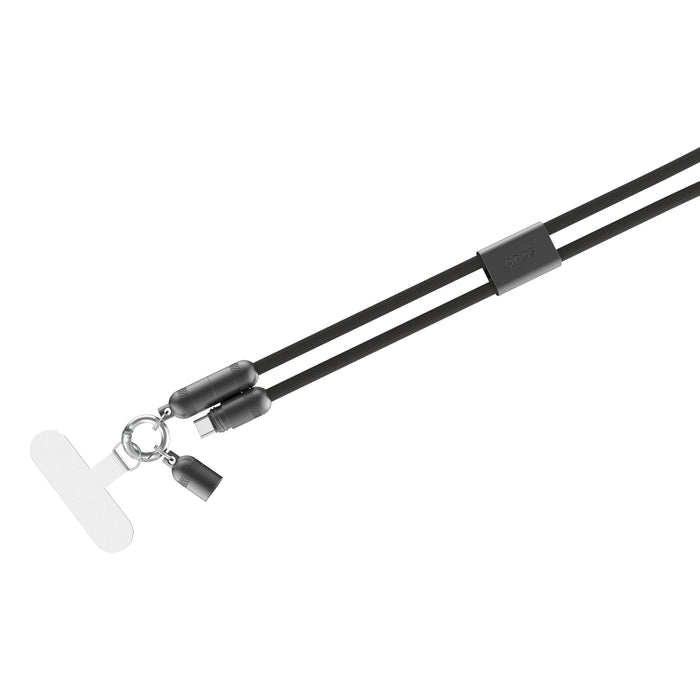 PowerLoop Lanyard - 2-in-1 Lanyard & USB-C Cable - Black