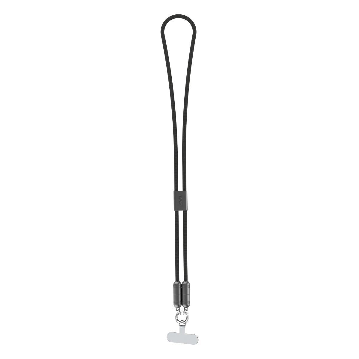 PowerLoop Lanyard - 2-in-1 Lanyard & USB-C Cable - Black