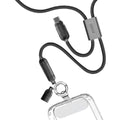 PowerLoop Lanyard - 2-in-1 Lanyard & USB-C Cable - Black