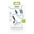 PowerLoop Lanyard - 2-in-1 Lanyard & USB-C Cable - Blue