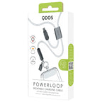 PowerLoop Lanyard - 2-in-1 Lanyard & USB-C Cable - White