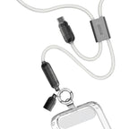 PowerLoop Lanyard - 2-in-1 Lanyard & USB-C Cable - White