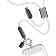 PowerLoop Lanyard - 2-in-1 Lanyard & USB-C Cable - White