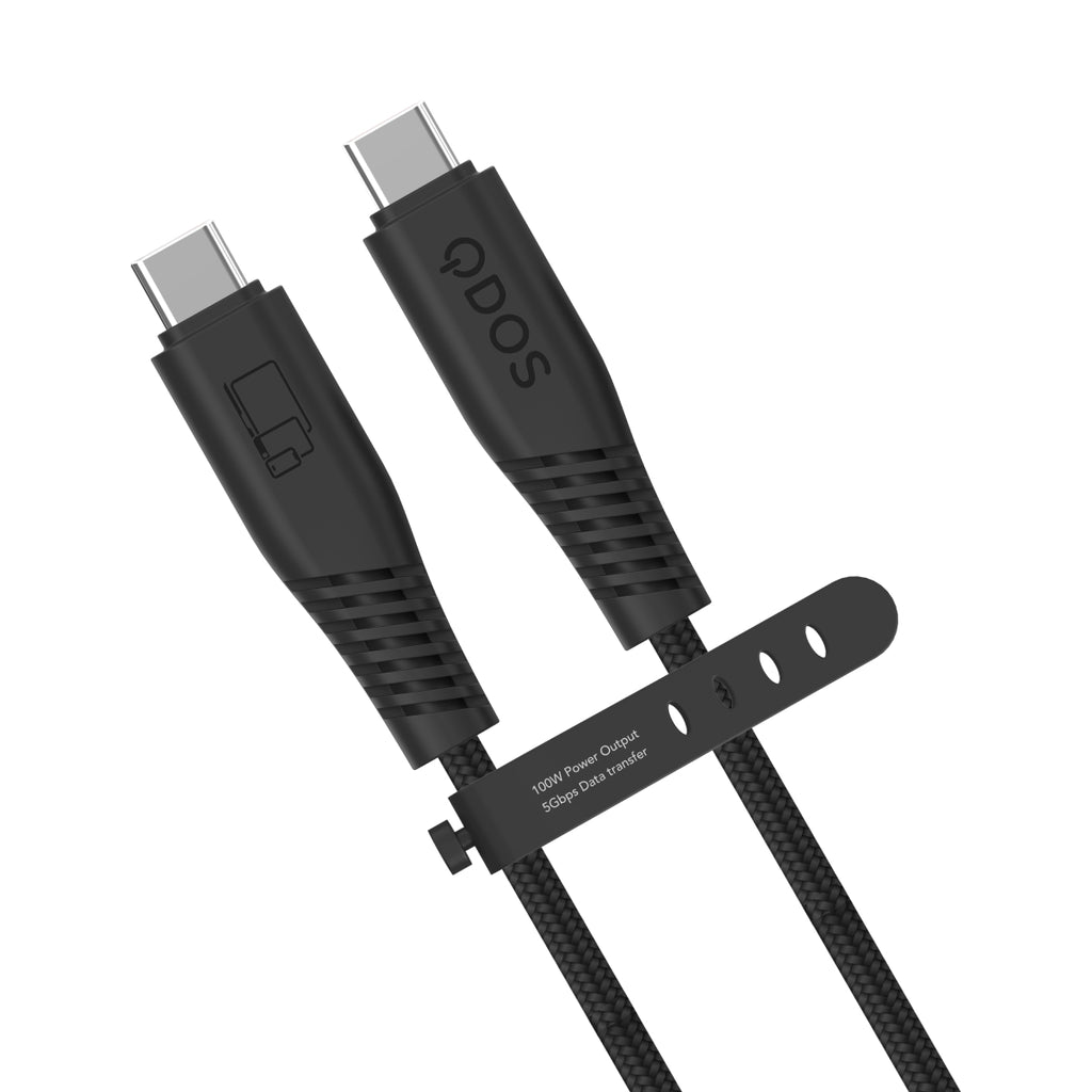 PowerMotion Pro - USB-C to USB-C Cable (USB 3.0, 1.2m) - Black