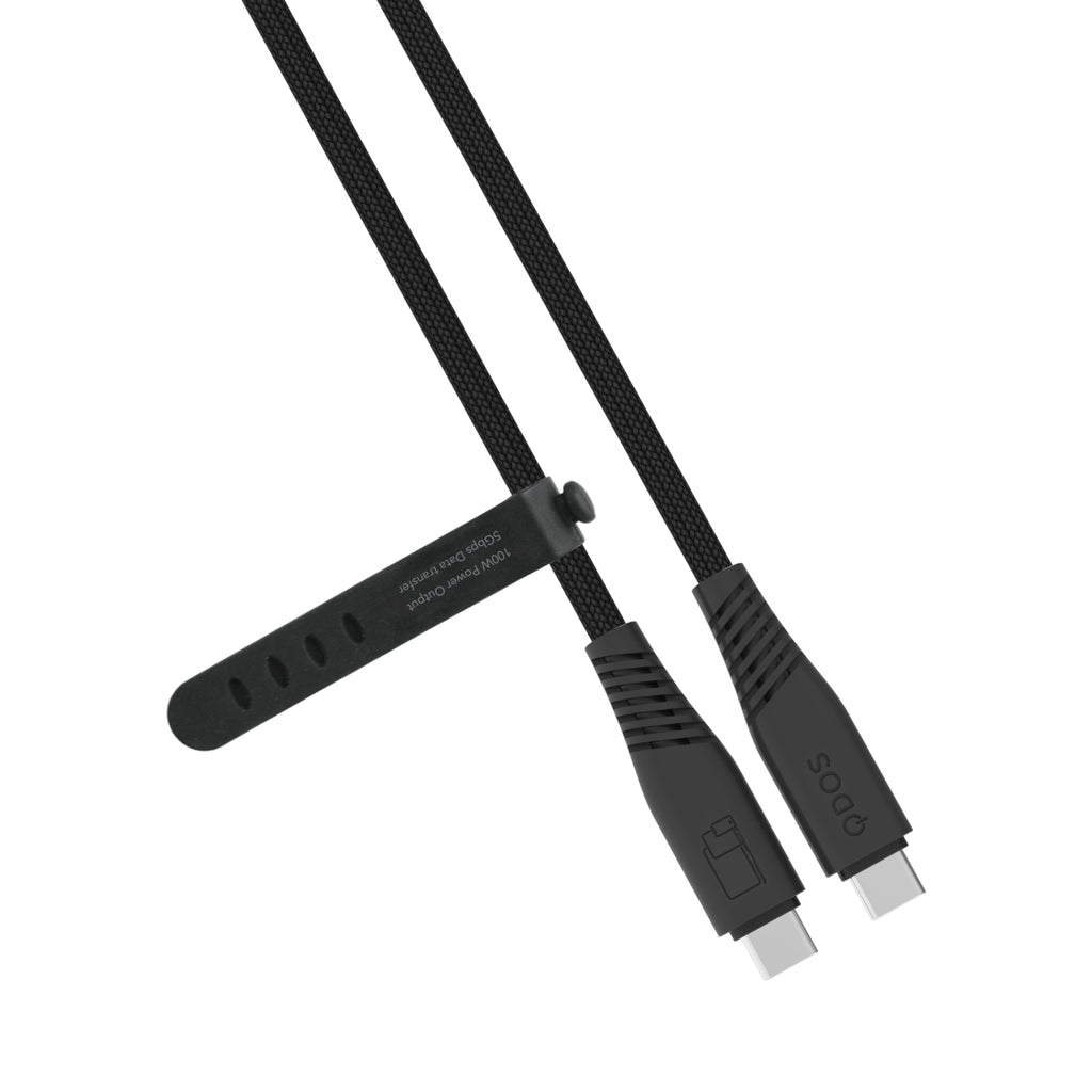 PowerMotion Pro - USB-C to USB-C Cable (USB 3.0, 2m) - Black