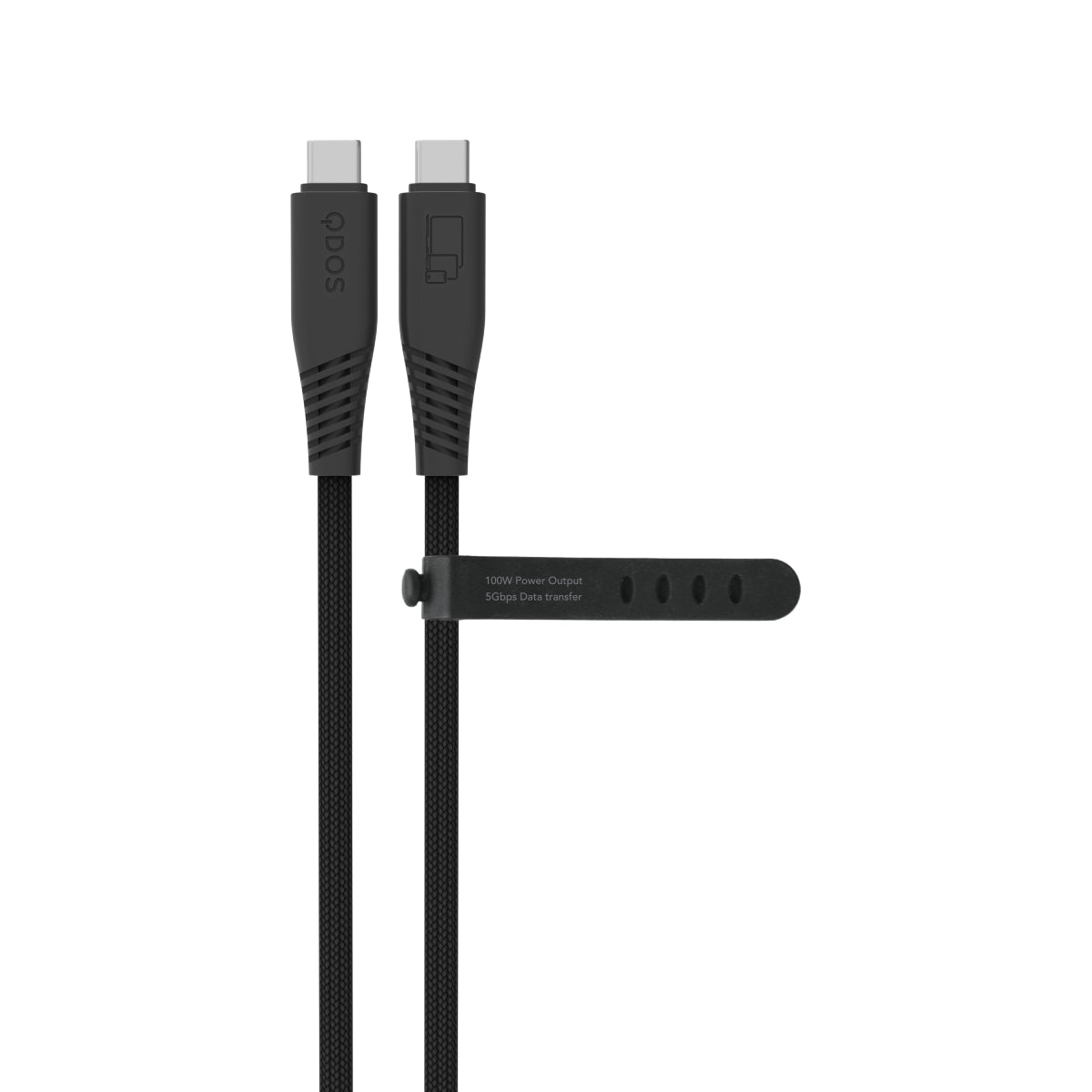 PowerMotion Pro - USB-C to MFI Cable (USB 2.0, 1.2m) - Black