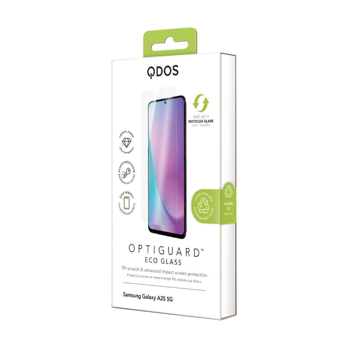 OptiGuard Eco Glass - Samsung Galaxy A25 5G Screen Protector - Clear