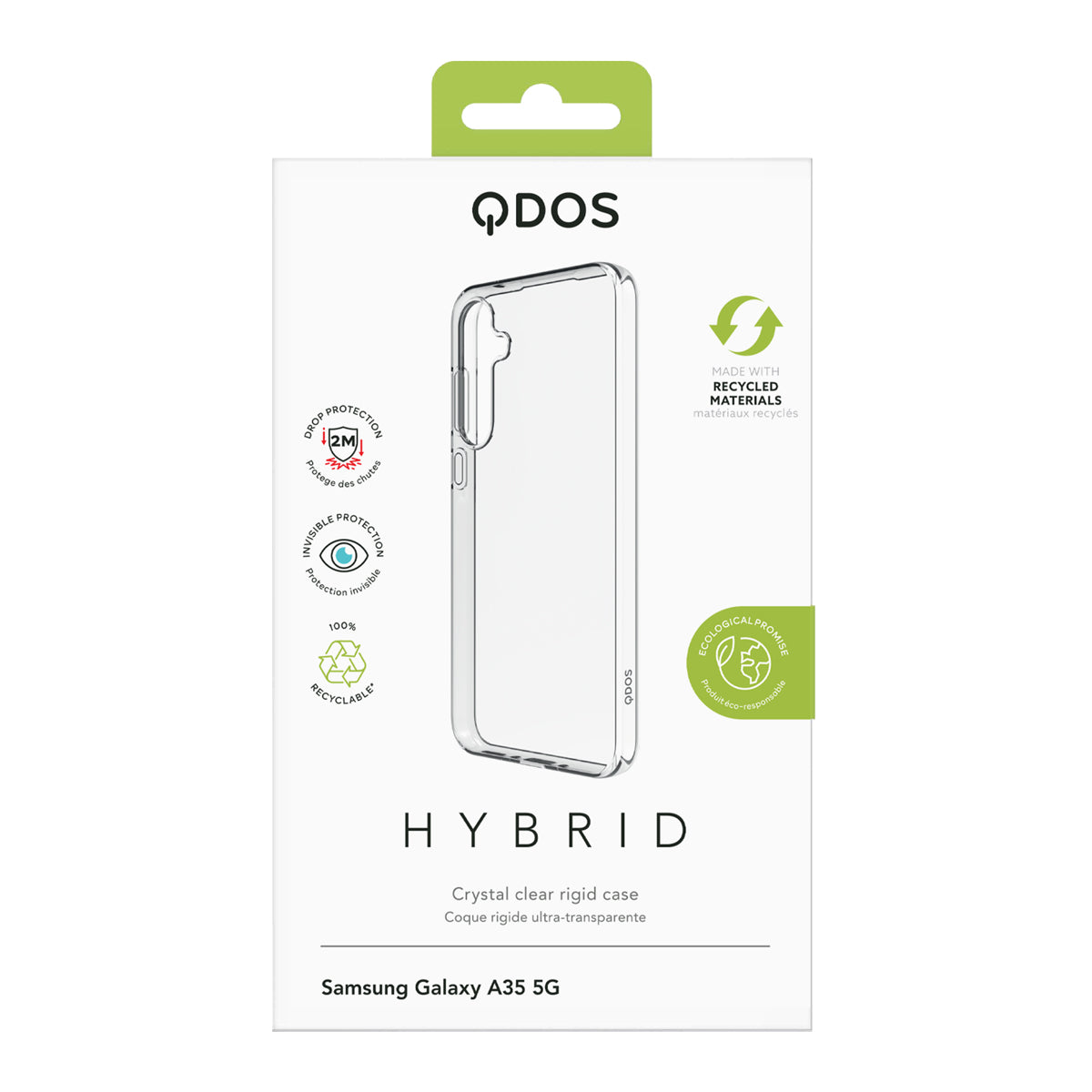 Hybrid - Samsung Galaxy A35 5G Case - Clear
