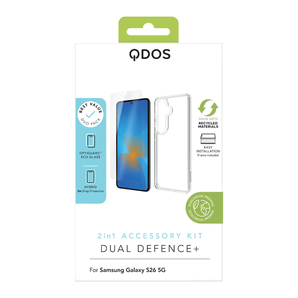 DUAL DEFENCE+ | Samsung Galaxy S26 5G Case & Screen Protector Bundle
