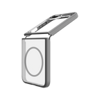 Hybrid Soft + Snap - Samsung Galaxy Z Flip6 Case Qi Compatible - Clear / Grey