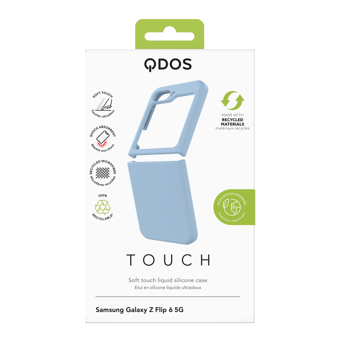 Touch - Samsung Galaxy Z Flip6 Case - Light Blue