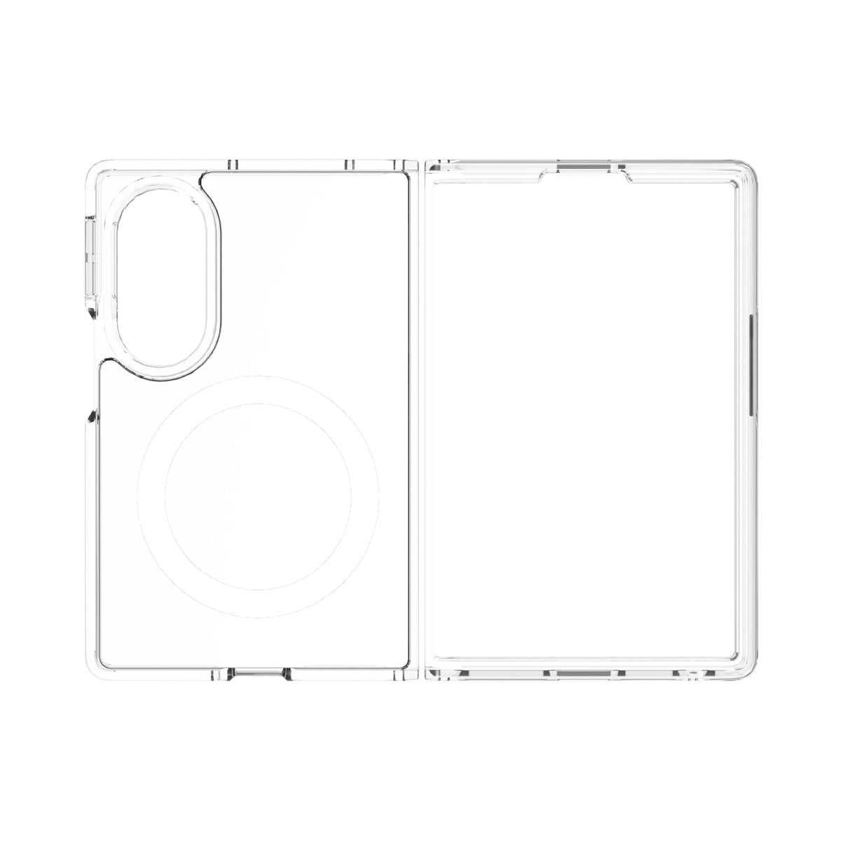 (GRS) Hybrid Snap Case with - Samsung Galaxy Z Fold8 5G - Clear