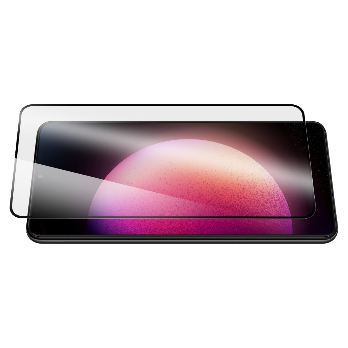 OptiGuard Eco Glass Plus - Samsung Galaxy S25+ | S24+ Screen Protector - Clear / Black Frame