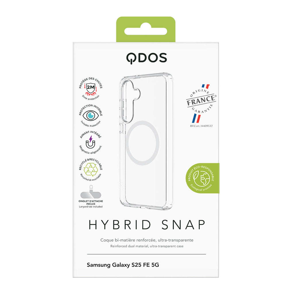 (OFG | GRS) Hybrid Snap Clear Case for Samsung Galaxy S25 FE 5G