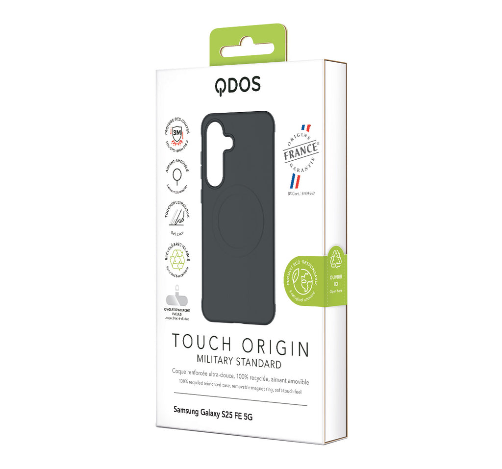 (OFG | GRS) Touch Origin | Military Standard Case for Samsung Galaxy S25 FE - Black
