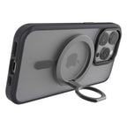 Snap Ring Holder - MagSafe Compatible Case Kick-stand - Black Titanium