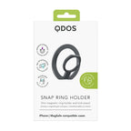 Snap Ring Holder - MagSafe Compatible Case Kick-stand - Black Titanium