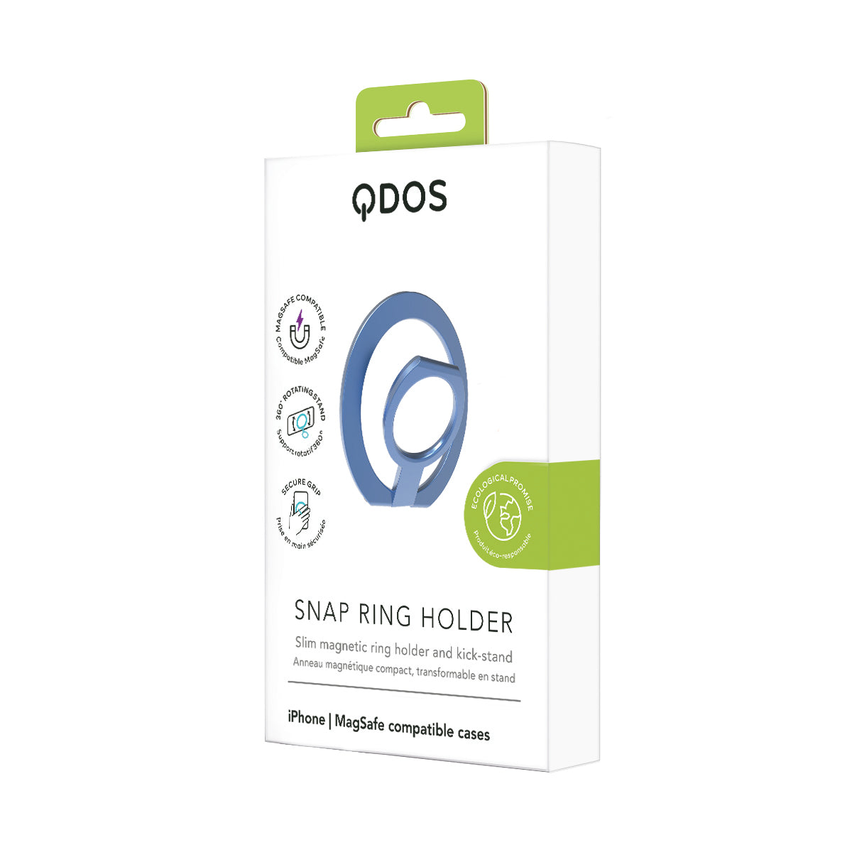 Snap Ring Holder - MagSafe Compatible Case Kick-stand - Blue