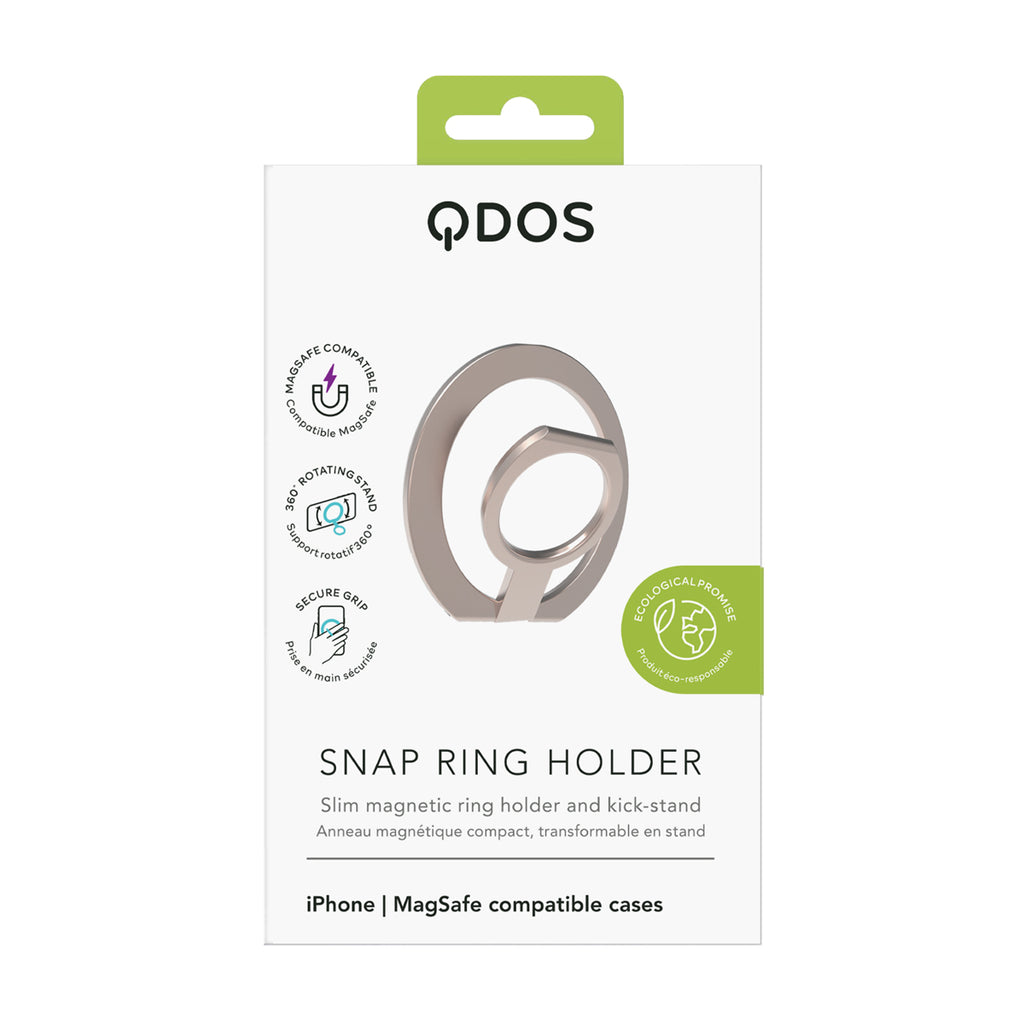 Snap Ring Holder - MagSafe Compatible Case Kick-stand - Desert Titanium