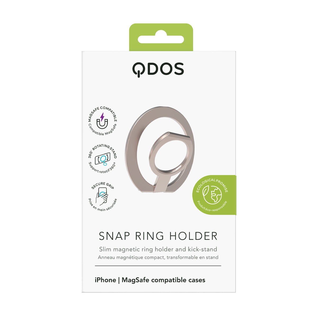 Snap Ring Holder - MagSafe Compatible Case Kick-stand - Desert Titanium