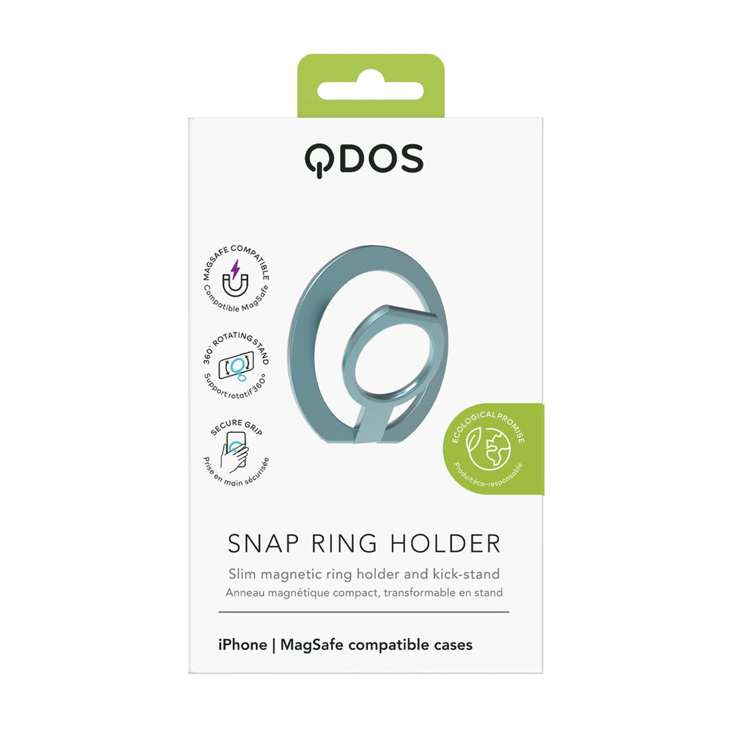 Snap Ring Holder - MagSafe Compatible Case Kick-stand - Green