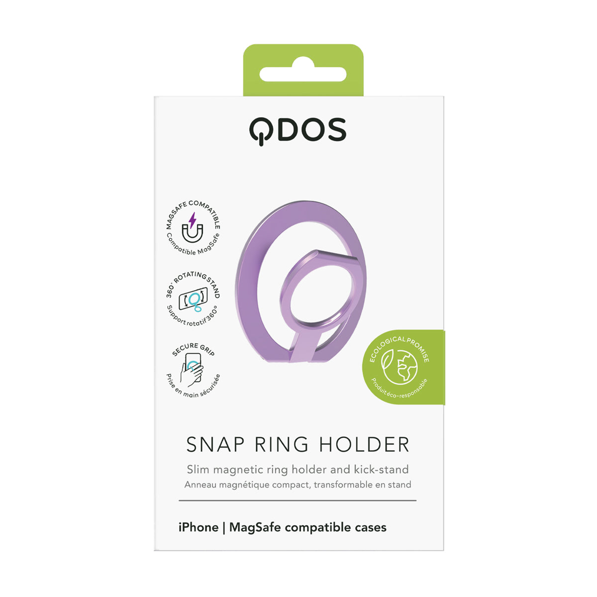 Snap Ring Holder - MagSafe Compatible Case Kick-stand - Pink