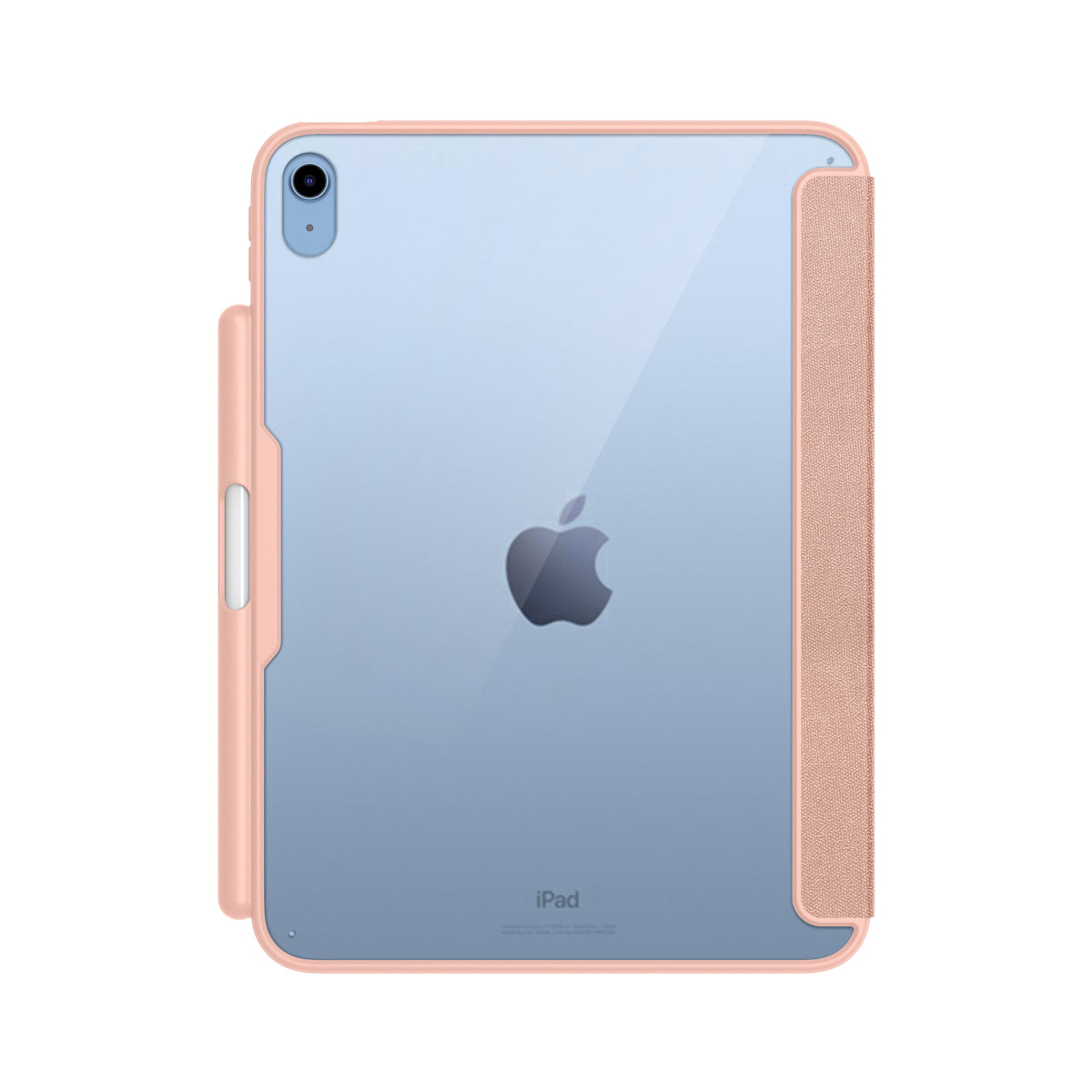 MUSE - Apple iPad 10th Gen Folio Case - Clear / Pink
