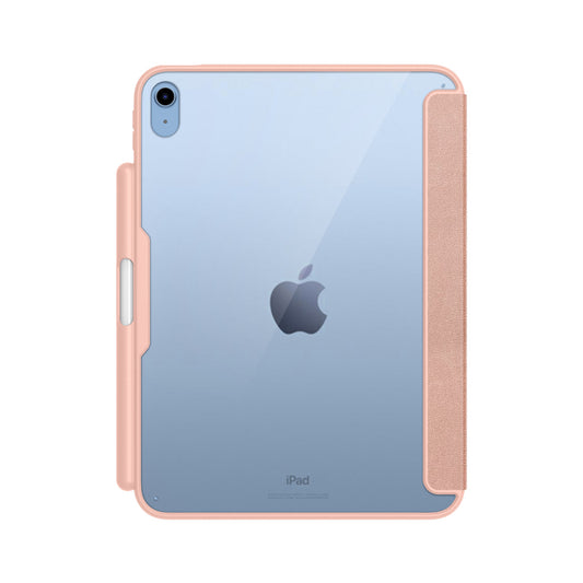 MUSE - Apple iPad 10th Gen Folio Case - Clear / Pink