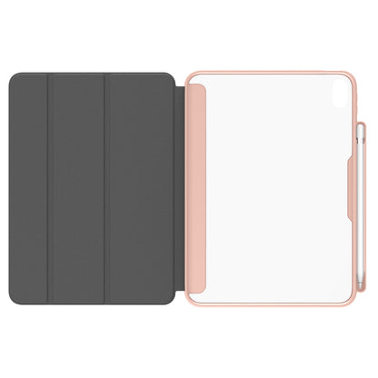MUSE - Apple iPad 10th Gen Folio Case - Clear / Pink