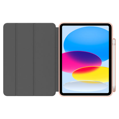 MUSE - Apple iPad 10th Gen Folio Case - Clear / Pink