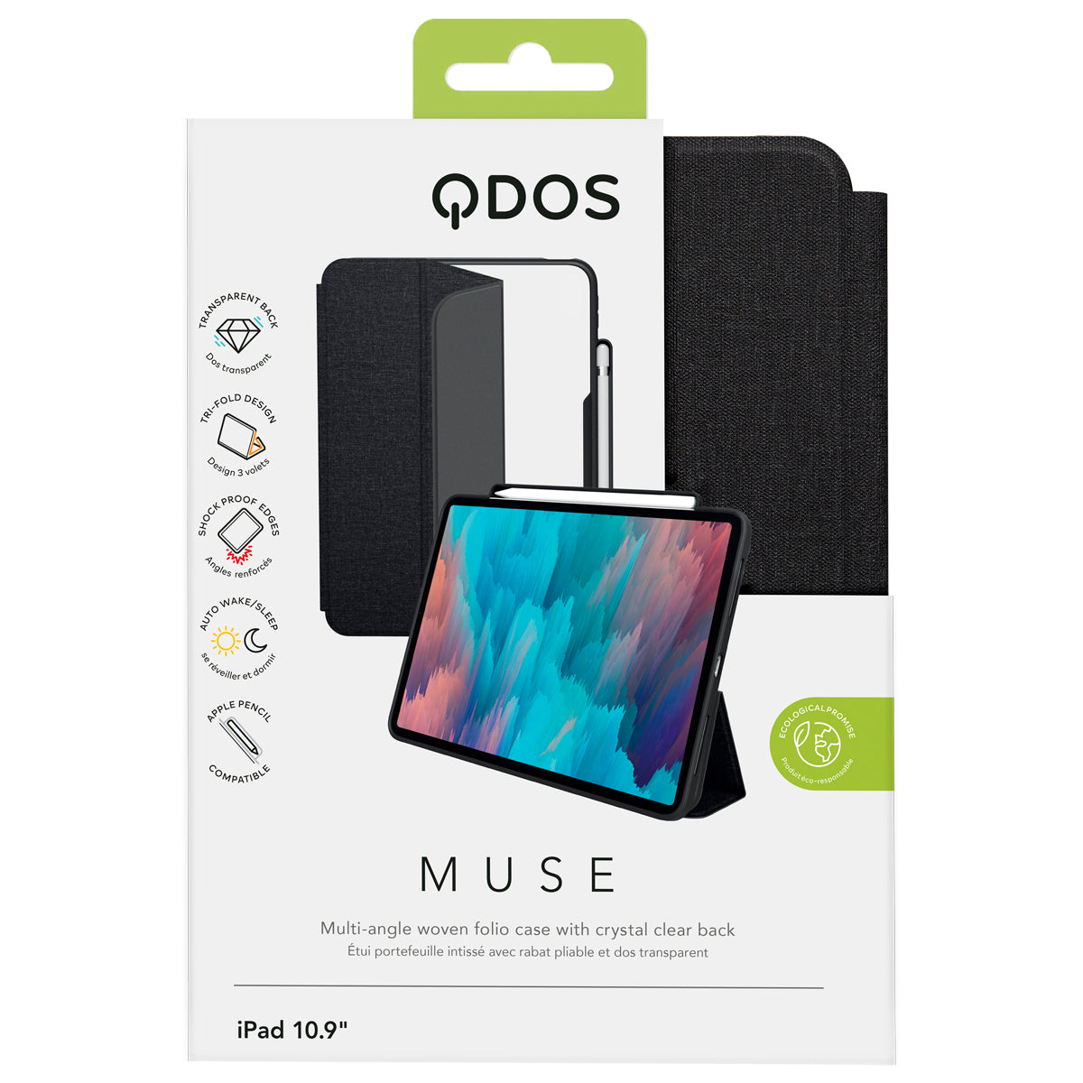 MUSE - Apple iPad (A16) | iPad (10th gen) Folio Case - Clear / Grey