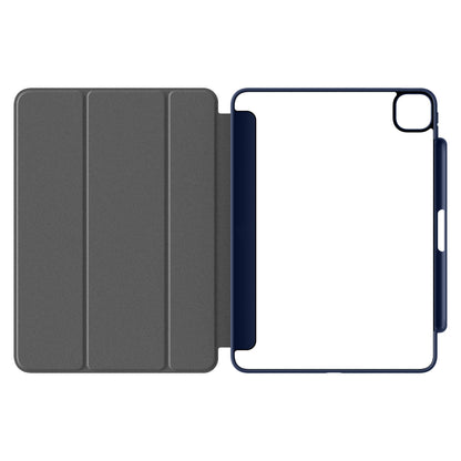 MUSE - Apple iPad Air 11-inch (M3/M2) / iPad Air (5th/4th gen) / iPad Pro 11-inch (4th/3rd/2nd/1st gen) Folio Case - Clear / Blue