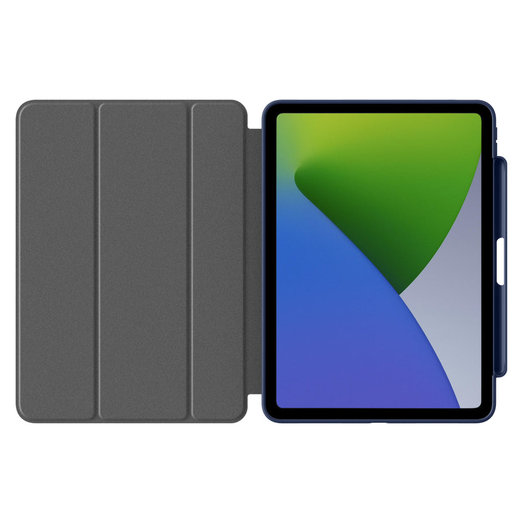 MUSE - Apple iPad Air 11-inch (M4/M3/M2) | iPad Air (5th/4th gen) | iPad Pro 11-inch (4th/3rd/2nd/1st gen) Folio Case - Clear / Blue