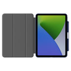 MUSE - Apple iPad Air 11-inch (M3/M2) | iPad Air (5th/4th gen) | iPad Pro 11-inch (4th/3rd/2nd/1st gen) Folio Case - Clear / Blue