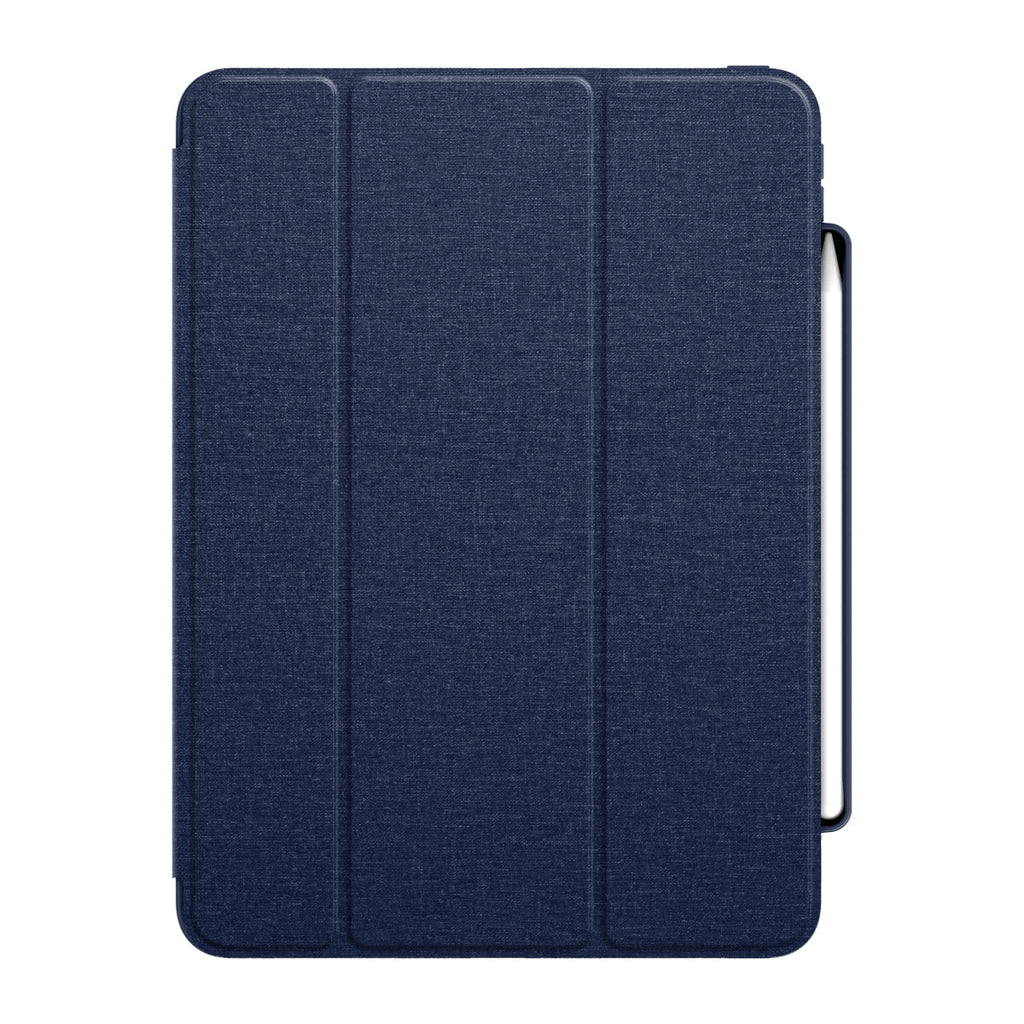 MUSE - Apple iPad Air 11-inch (M4/M3/M2) | iPad Air (5th/4th gen) | iPad Pro 11-inch (4th/3rd/2nd/1st gen) Folio Case - Clear / Blue
