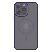 HYBRID SOFT + SNAP for iPhone 14 Pro Max - Clear / Deep Purple