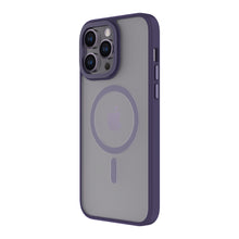 HYBRID SOFT + SNAP for iPhone 14 Pro Max - Clear / Deep Purple