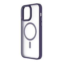 HYBRID SOFT + SNAP for iPhone 14 Pro Max - Clear / Deep Purple