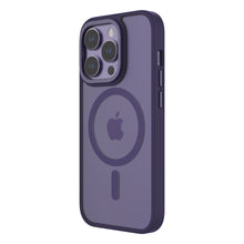 HYBRID SOFT + SNAP for iPhone 14 Pro - Clear / Deep Purple