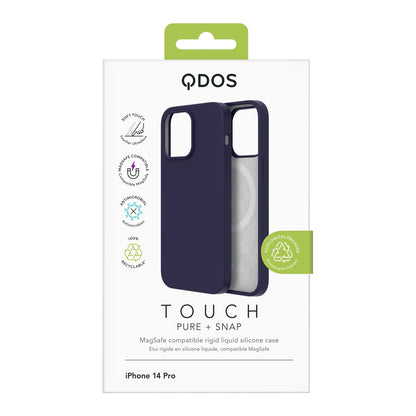 Touch Pure + Snap - iPhone 14 Pro Case MagSafe Compatible - Deep Purple
