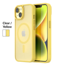 HYBRID SOFT + SNAP for iPhone 14/13 - Clear / Yellow