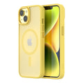 Hybrid Soft + Snap - iPhone 14 | iPhone 13 Case MagSafe Compatible - Clear / Yellow