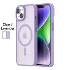 Hybrid Soft + Snap - iPhone 14 | iPhone 13 Case MagSafe Compatible - Clear / Lavender
