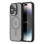 Hybrid Soft + Snap - iPhone 14 Pro Case MagSafe Compatible - Clear / Midnight