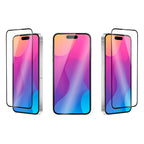 OptiGuard Eco Glass Plus - iPhone 15 Plus | iPhone 14 Pro Max Screen Protector - Clear | Black Frame